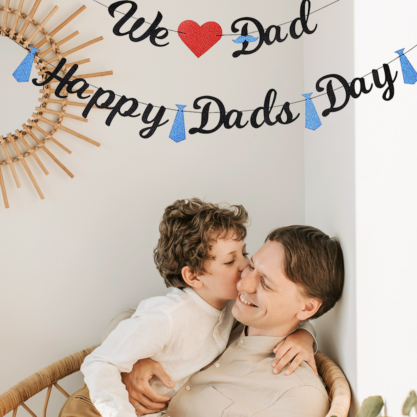 1Set Father's Day Decorations  - đánh giá và giá Dessert Table Backdrop