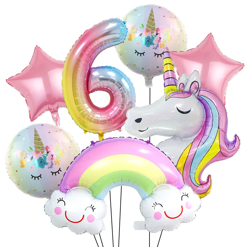 Unicorn Theme Birthday Decorat - đánh giá và giá Table Cloth Disposable