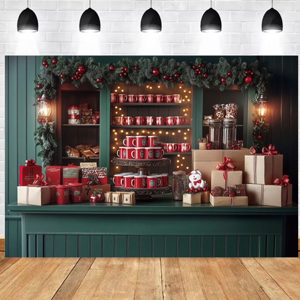 Christmas Photography Backdrop - đánh giá và giá Dessert Table Backdrop