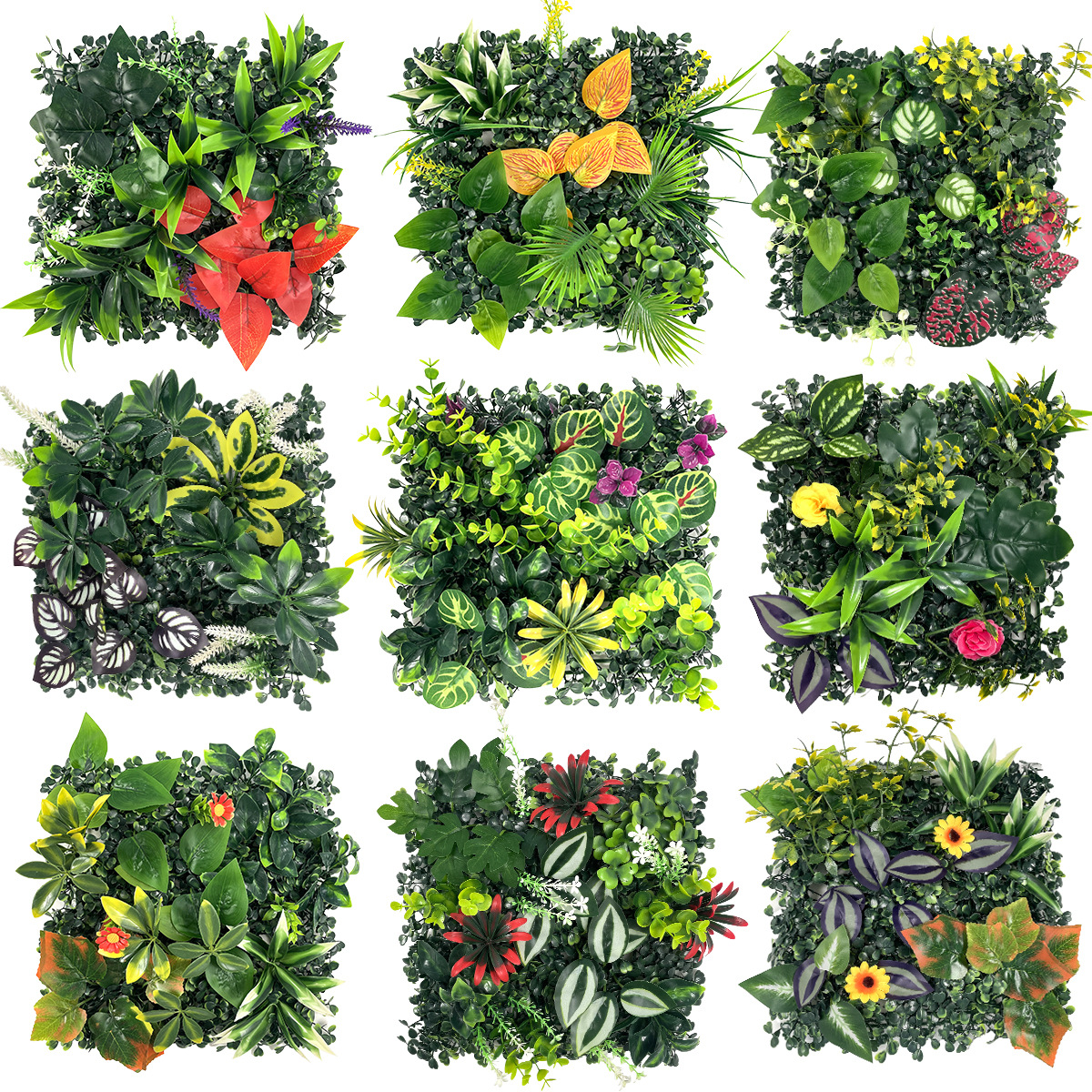 Artificial Plants Grass Wall P - đánh giá và giá Flower Wall Panel
