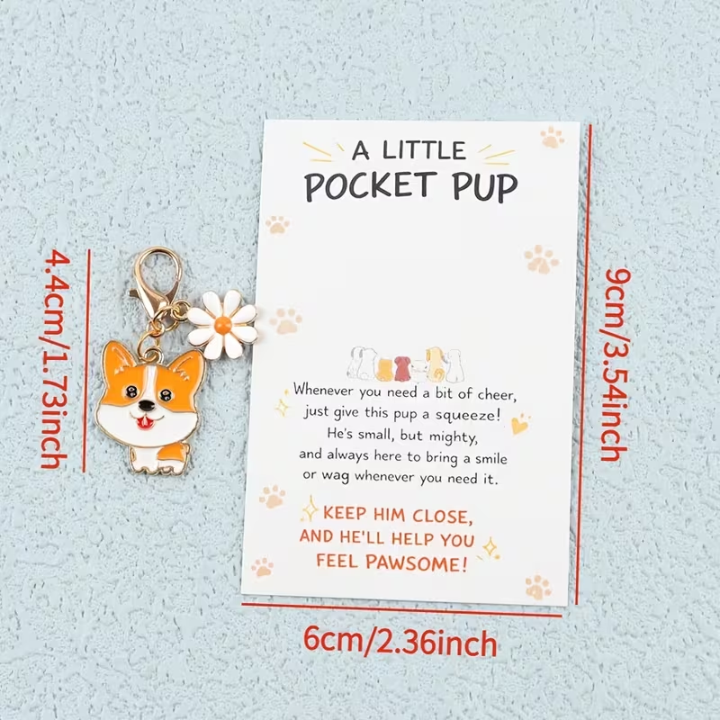 10 Cute Cartoon Puppy Keychain - đánh giá và giá Party Favor Bag