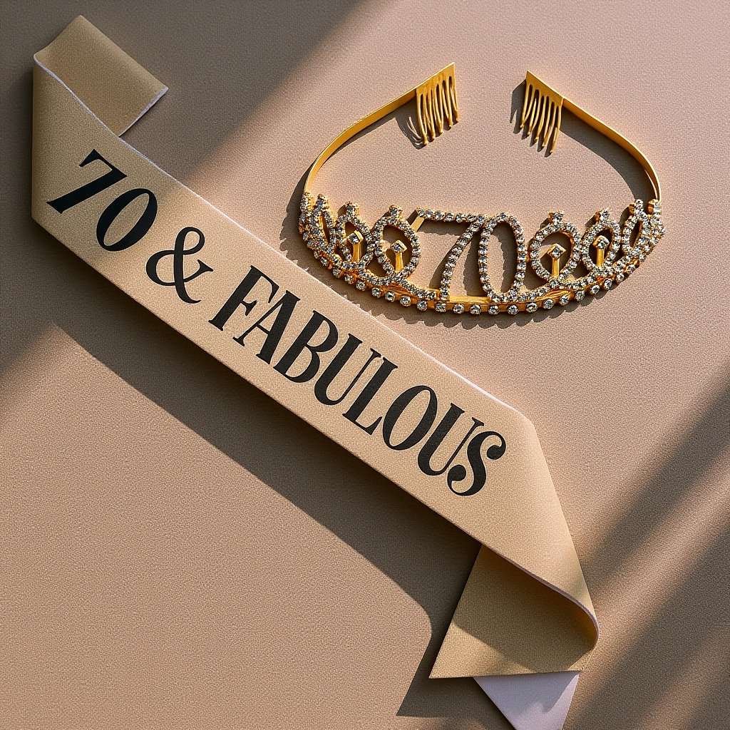 1Set Senior Birthday Tiara Sas - đánh giá và giá Birthday Sash Glitter