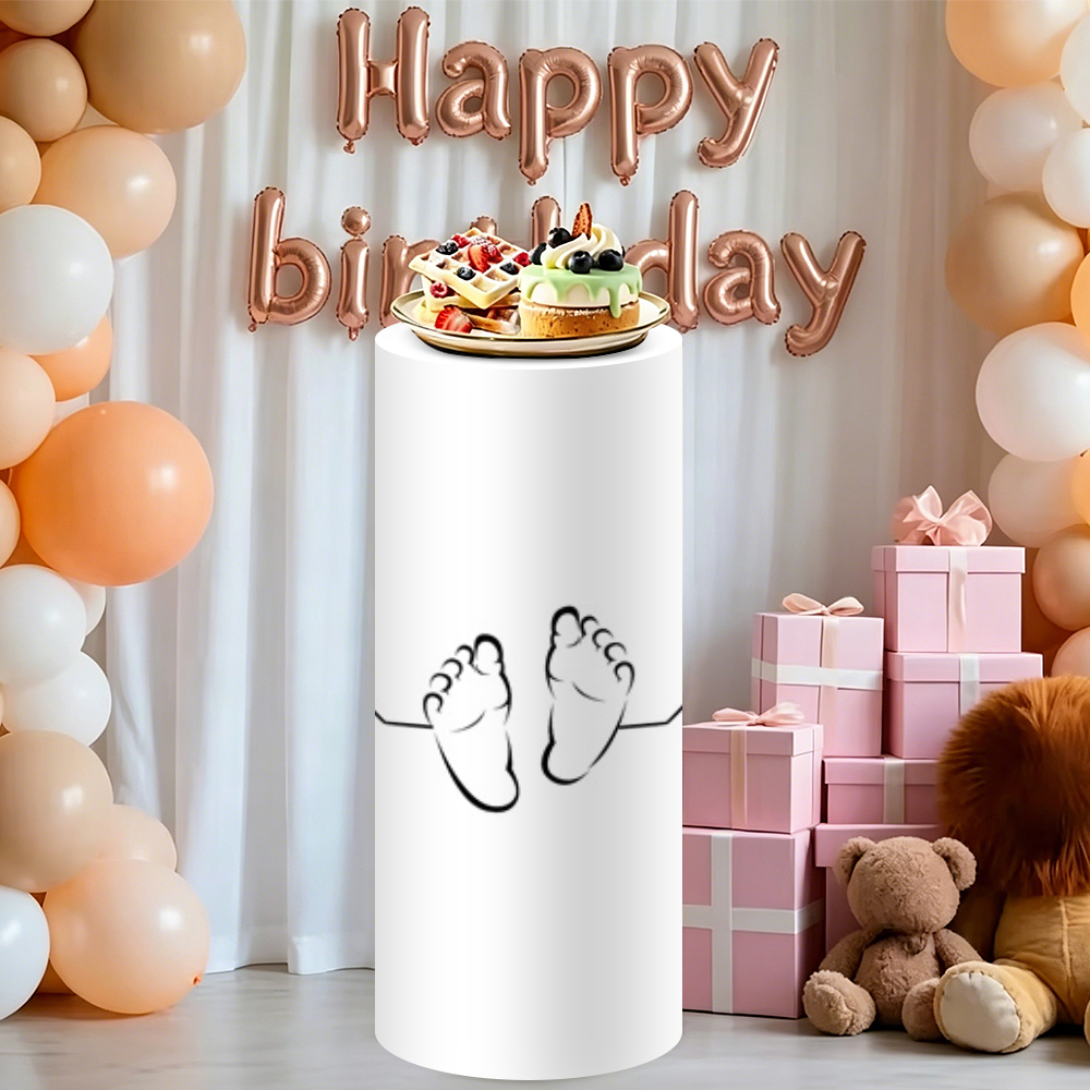 Yeele 3PCS Baby Silhouette Cyl - đánh giá và giá Dessert Table Backdrop