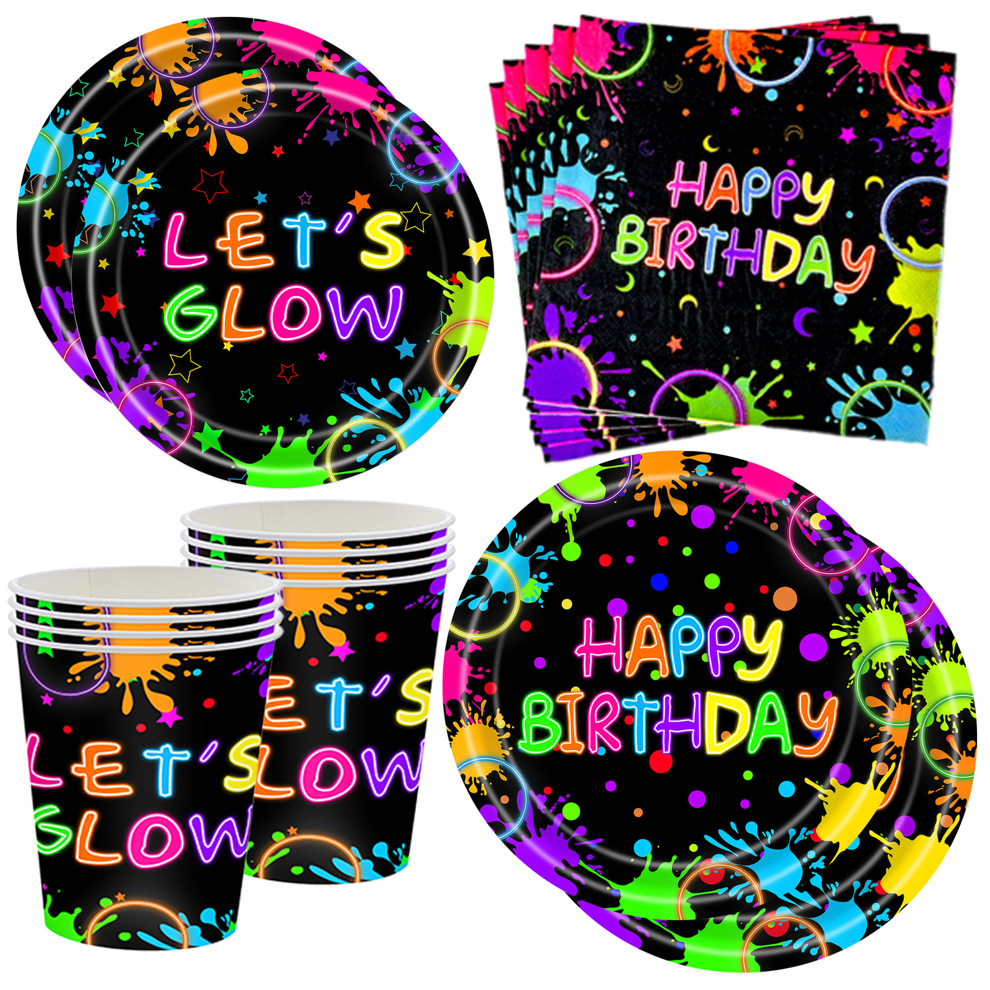 Neon Party Supplies Let Glow P - đánh giá và giá Let'S Party Event Supply