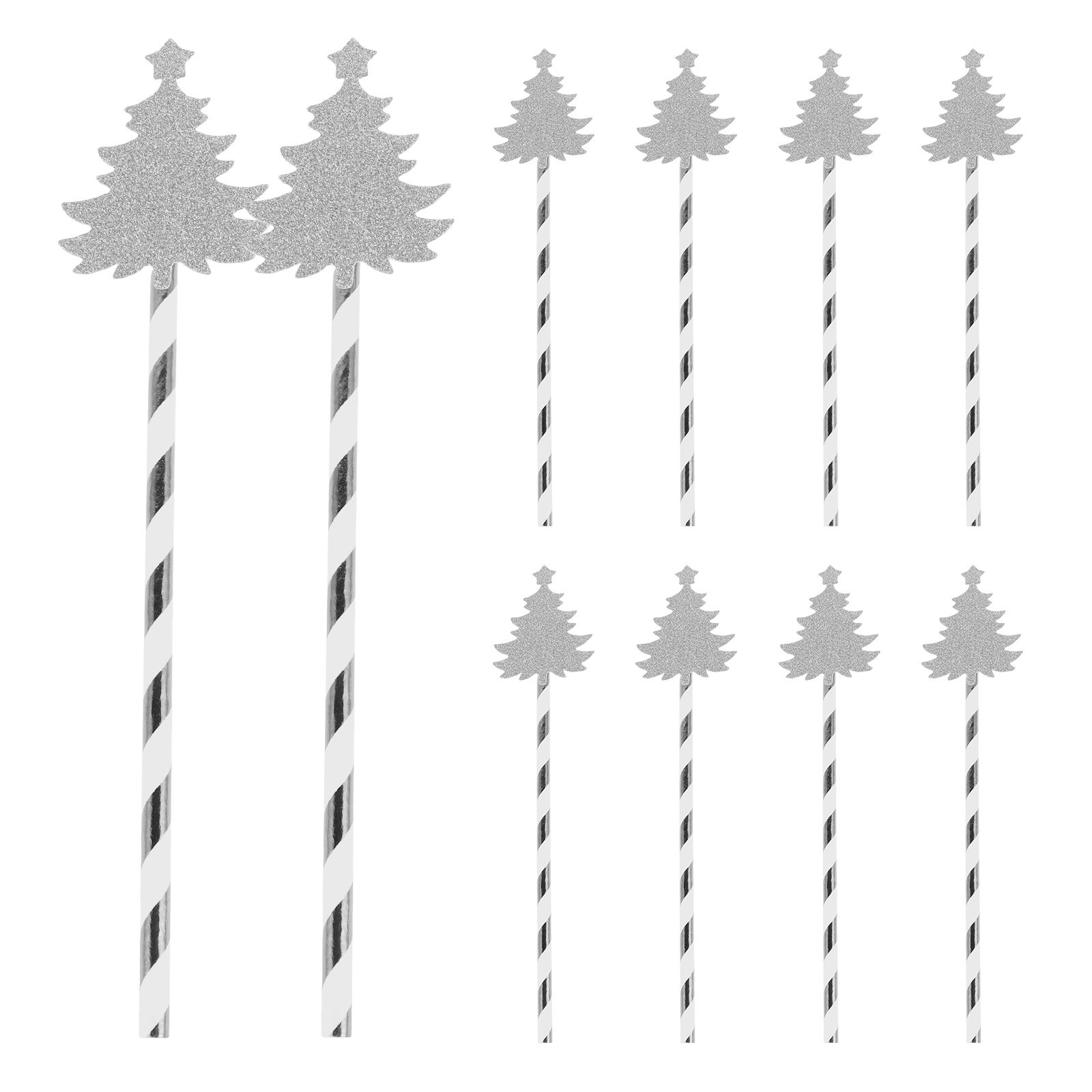 25Pcs Christmas Tree Paper Str - đánh giá và giá Paper Straw Color