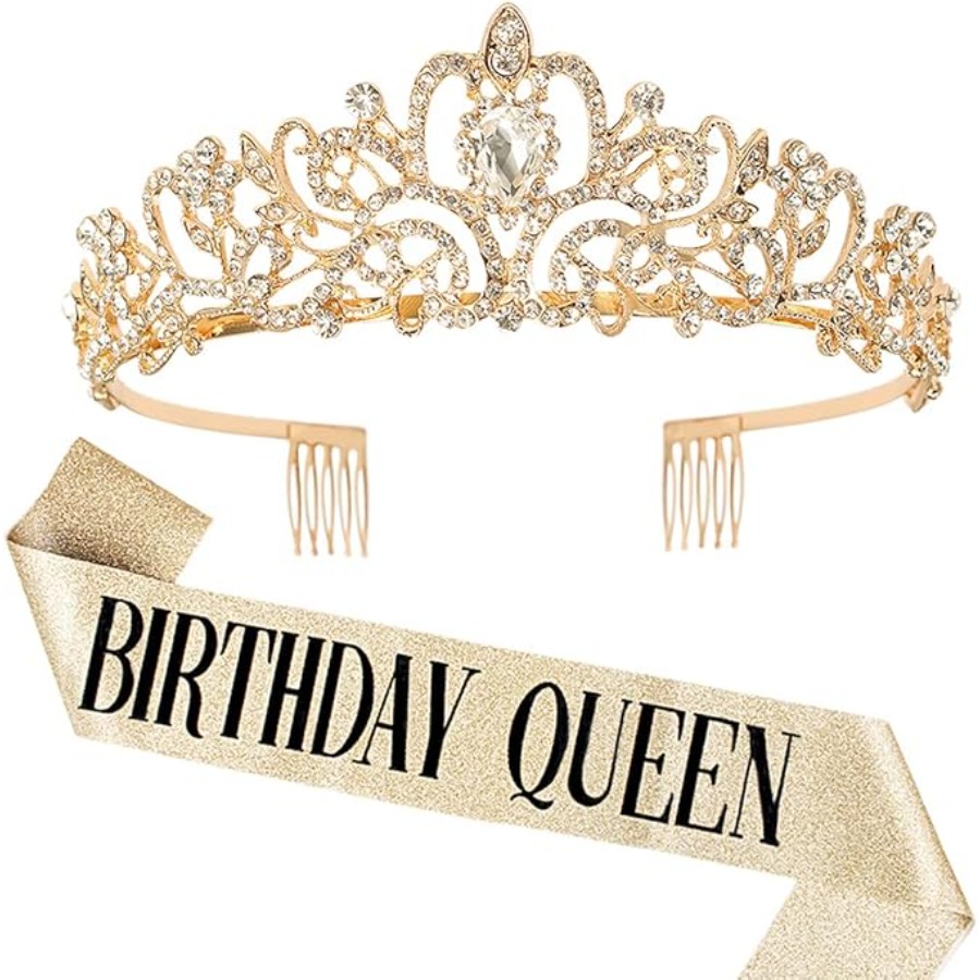 Birthday Queen Sash & Rhinesto - đánh giá và giá Birthday Sash Glitter