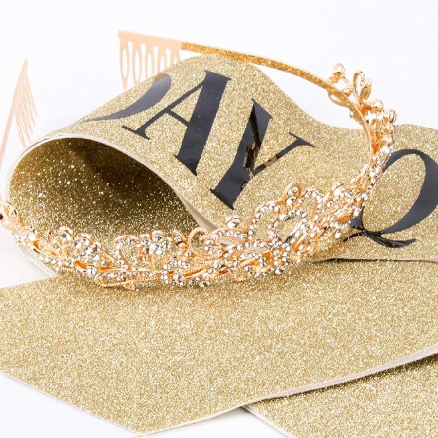 Birthday Queen Sash & Rhinesto - đánh giá và giá Birthday Sash Glitter