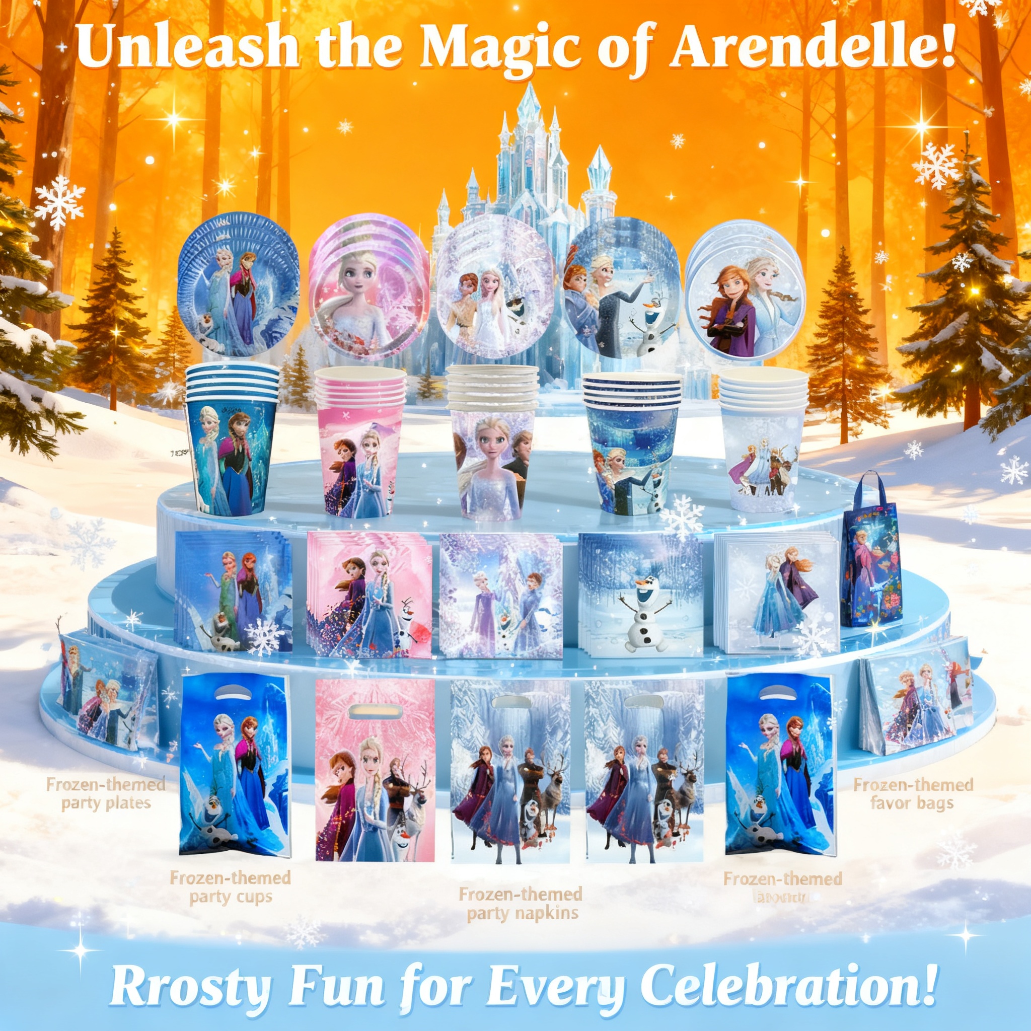 Frozen Elsa Anna Olaf Birthday - đánh giá và giá Event Supplies