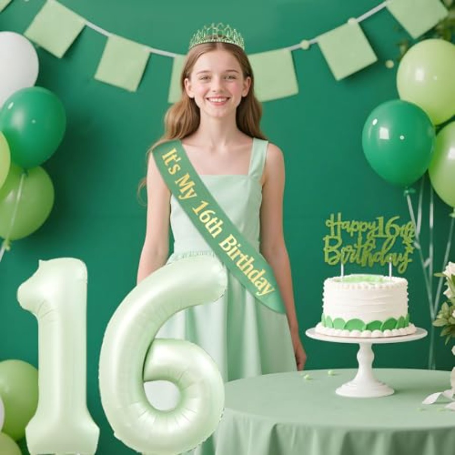 Birthday Decorations for Girls - đánh giá và giá Birthday Sash Glitter