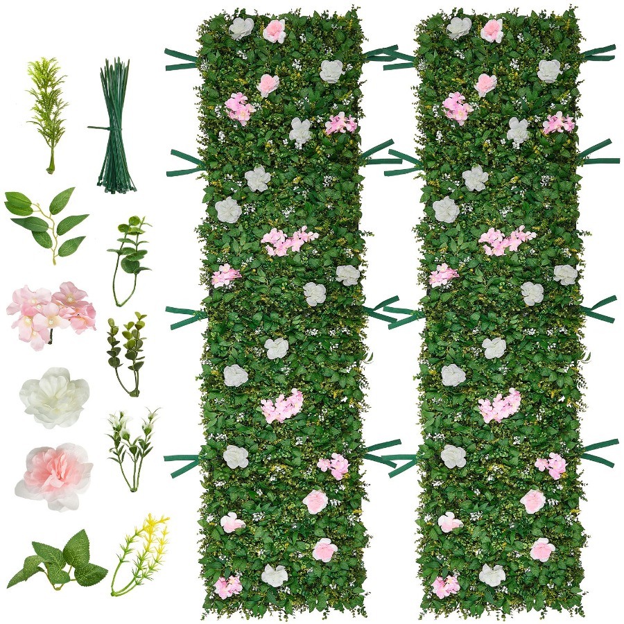 Wedding event backdrop: 3D sil - đánh giá và giá Flower Wall Panel