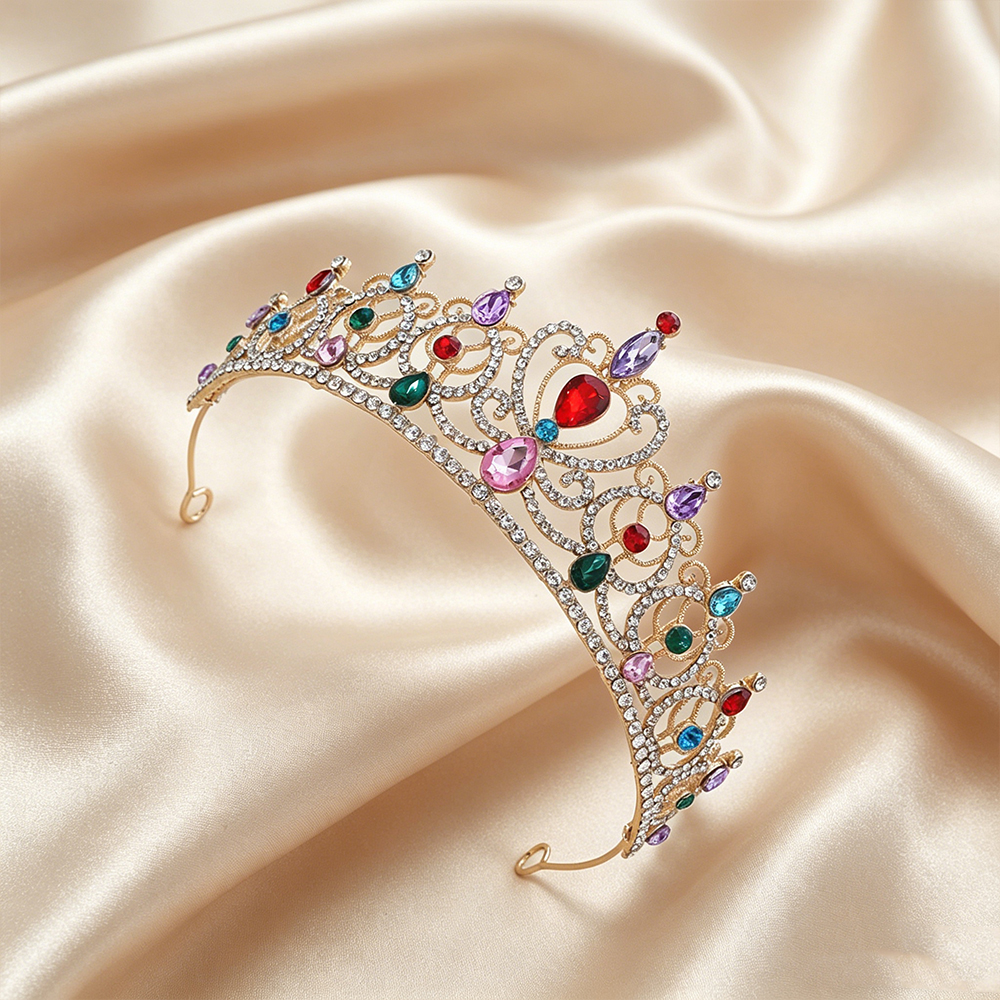 Luxury Vintage Gold Tiara Crow - đánh giá và giá Event Supplies