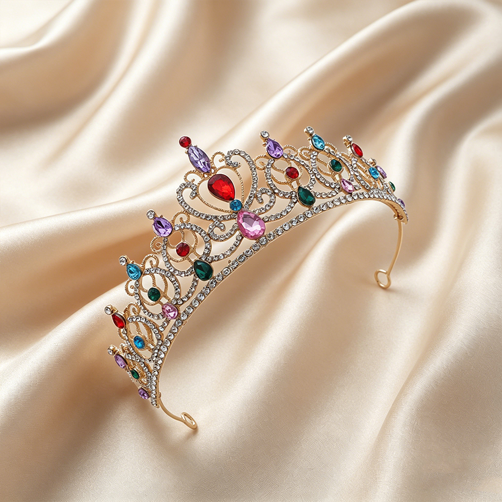 Luxury Vintage Gold Tiara Crow - đánh giá và giá Event Supplies