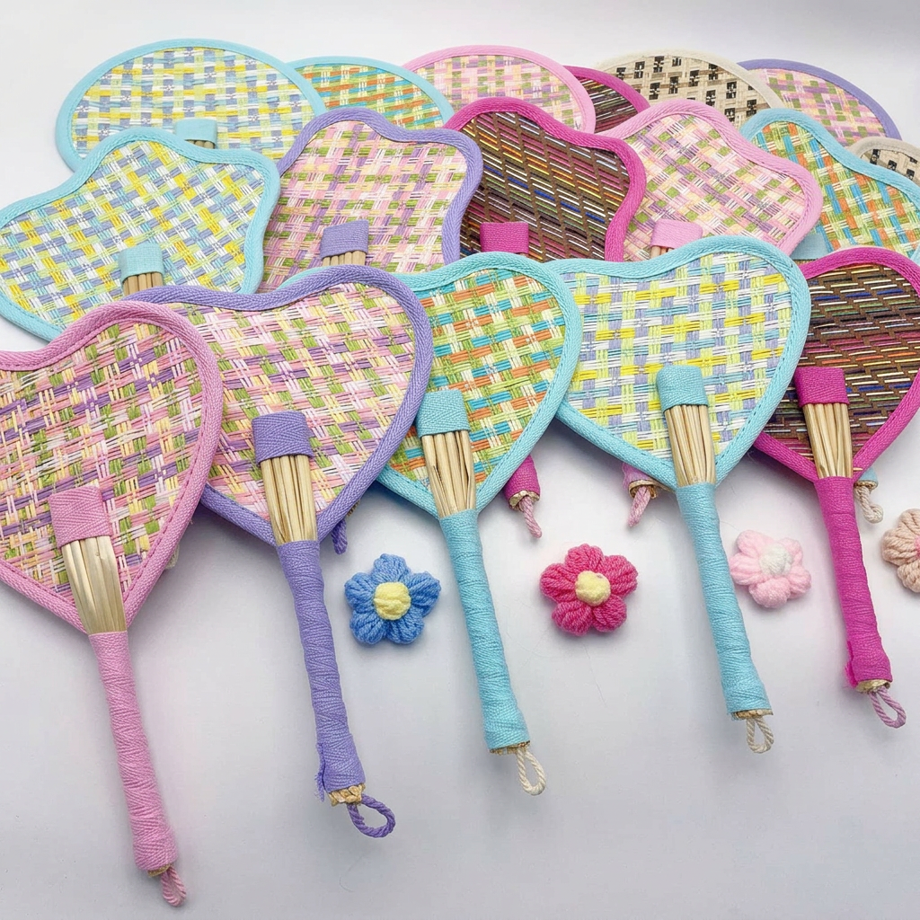 Portable Cooling Fan Colorful  - đánh giá và giá Paper Straw Color