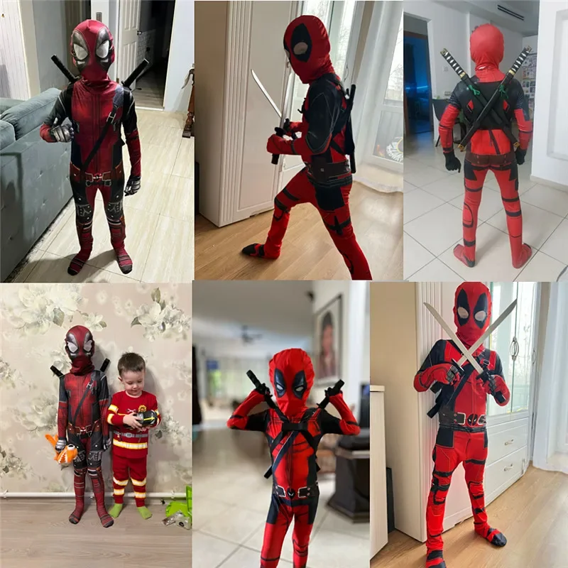 3-12Y Kids Deadpool Costume wi - đánh giá và giá Party Favor Bag