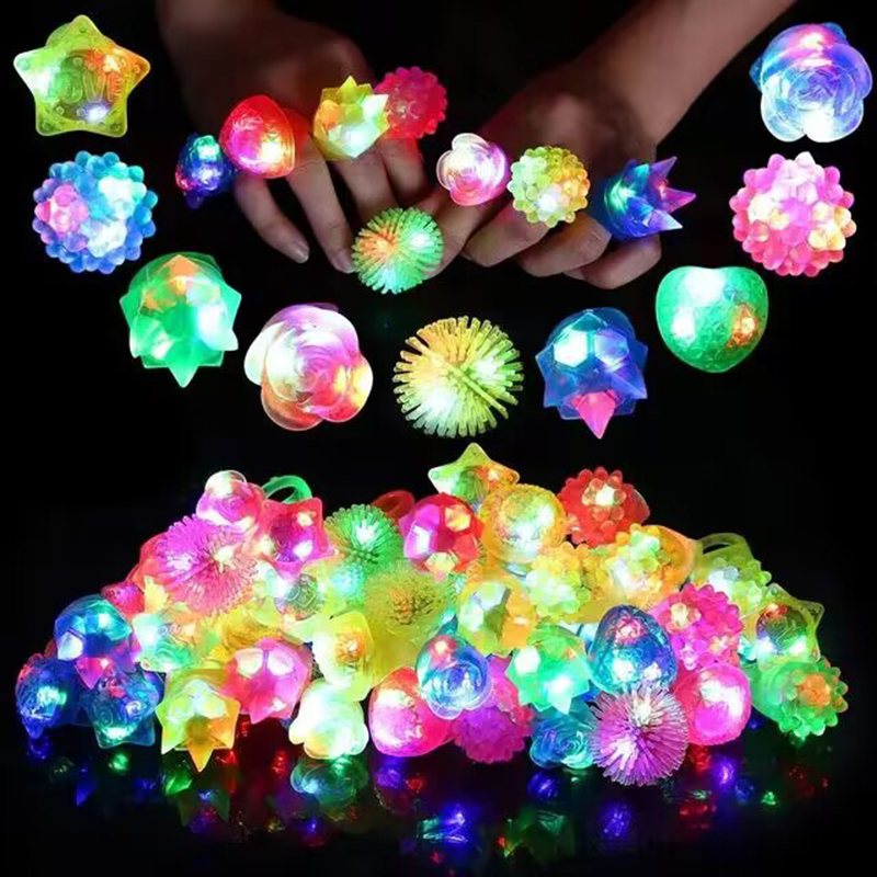 20/30/50pcs Glowing Rings LED  - đánh giá và giá Cotton Candy Cone