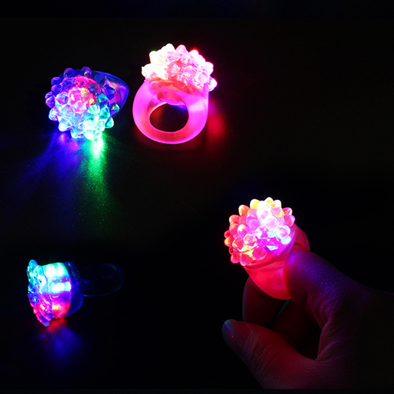 20/30/50pcs Glowing Rings LED  - đánh giá và giá Cotton Candy Cone
