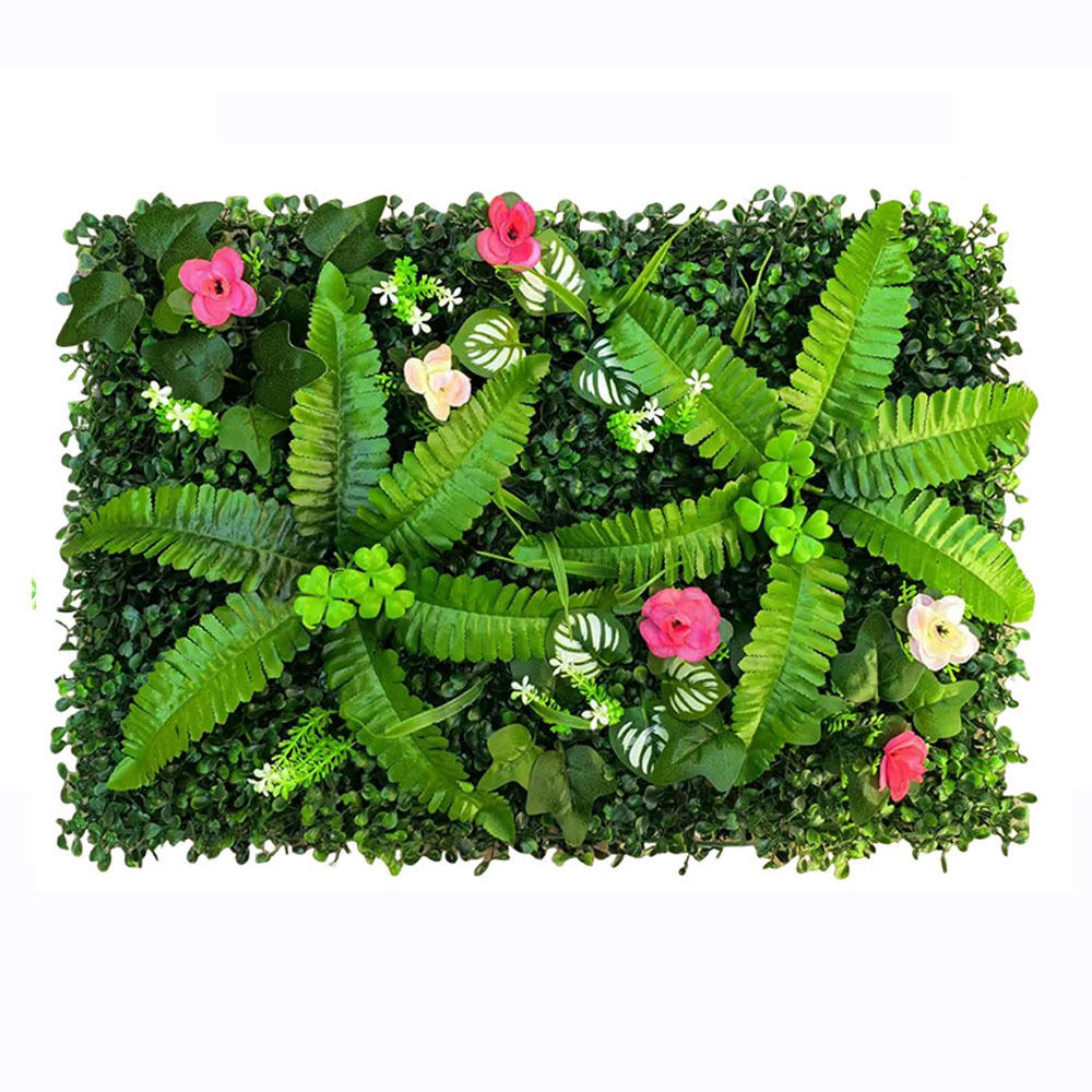 1PC Artificial Simulation Gree - đánh giá và giá Flower Wall Panel
