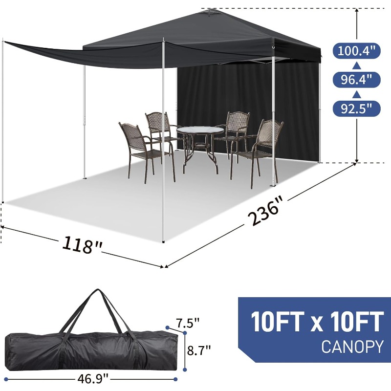 10X10Ft Pop Up Canopy Tent Ins - đánh giá và giá Event & Party Supply