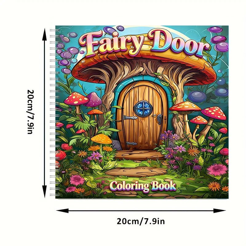 Coloring Book Fairy Door for A - đánh giá và giá Event Supplies