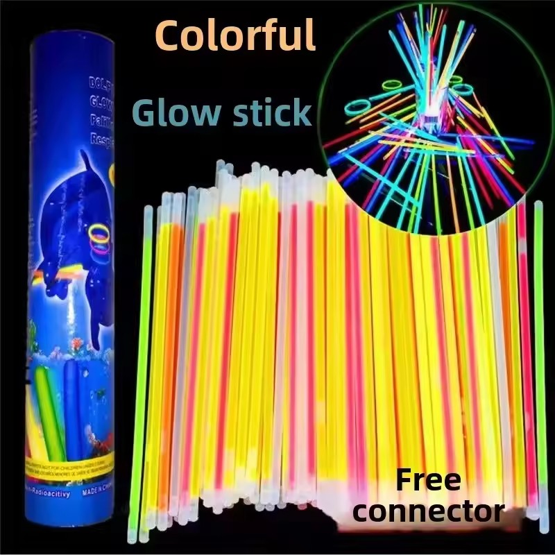 50/100Pcs Fluorescence Sticks  - đánh giá và giá Cotton Candy Cone