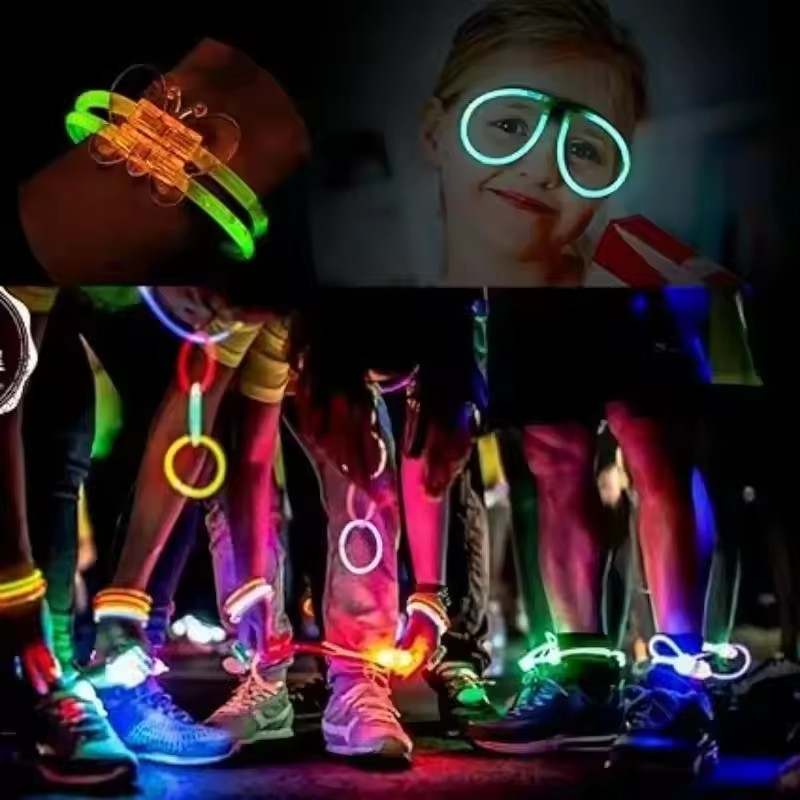 50/100Pcs Fluorescence Sticks  - đánh giá và giá Cotton Candy Cone