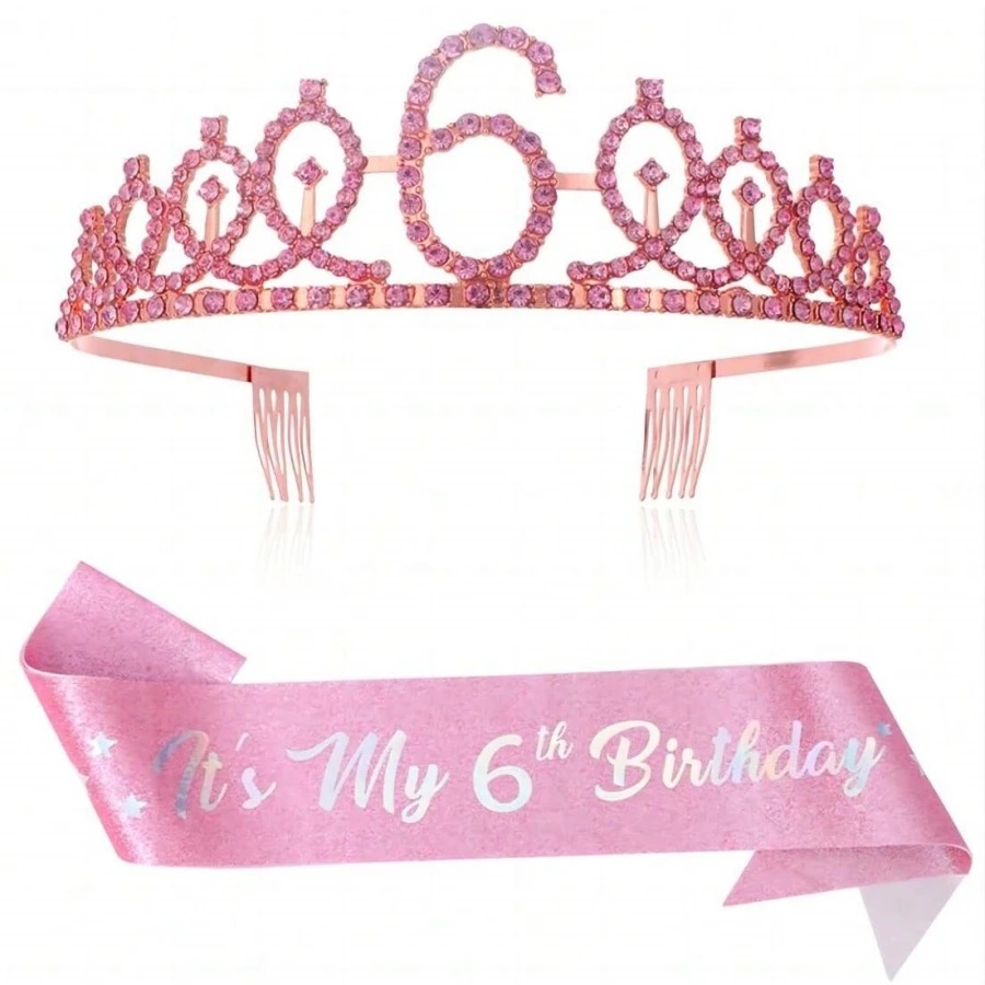 Glitter Birthday Crown Sash Wo - đánh giá và giá Birthday Sash Glitter