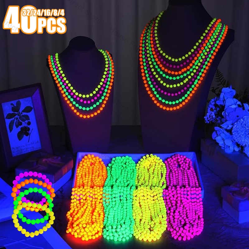 New Fluorescent Neon Necklace  - đánh giá và giá Cotton Candy Cone