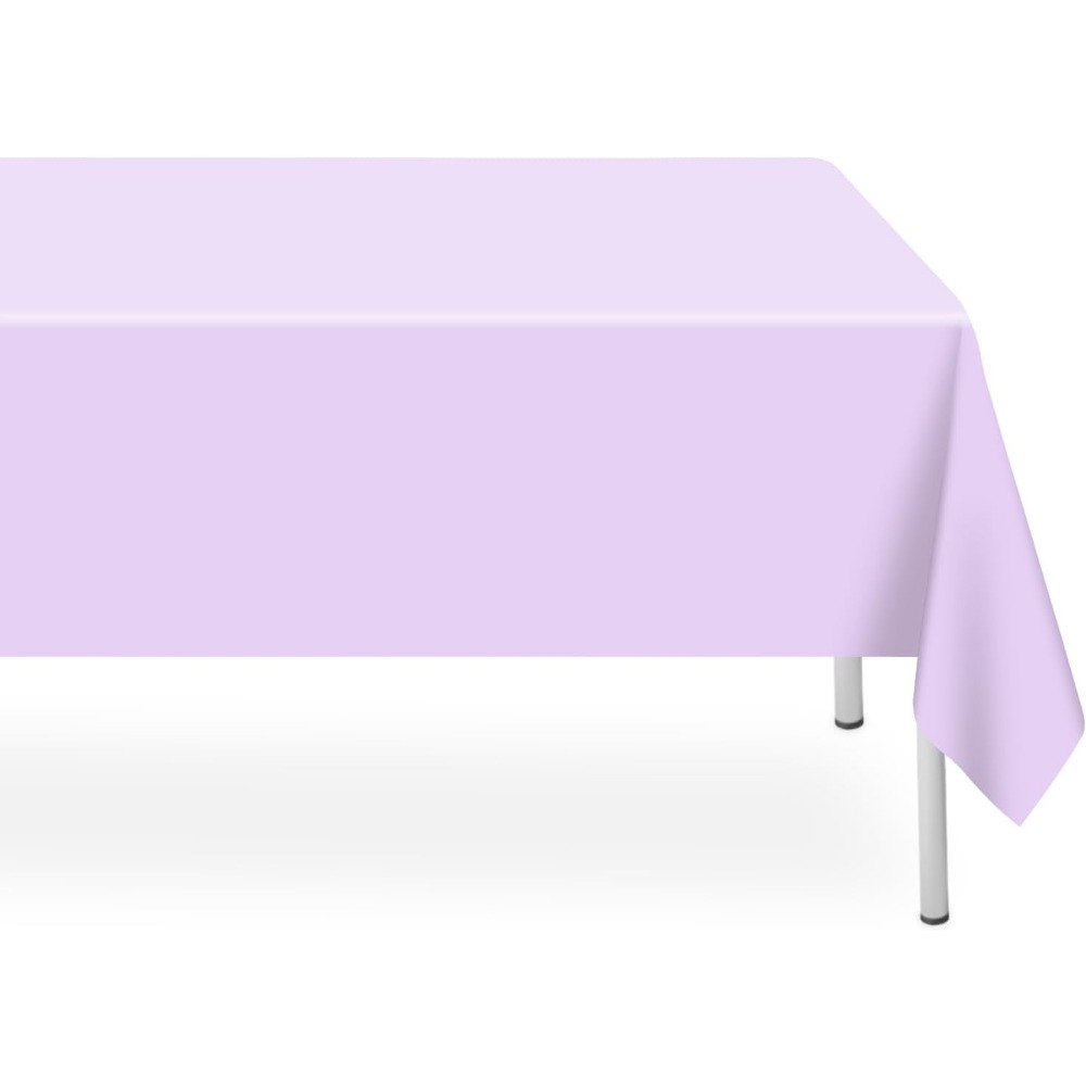 Light Purple Disposable Tablec - đánh giá và giá Table Cloth Disposable