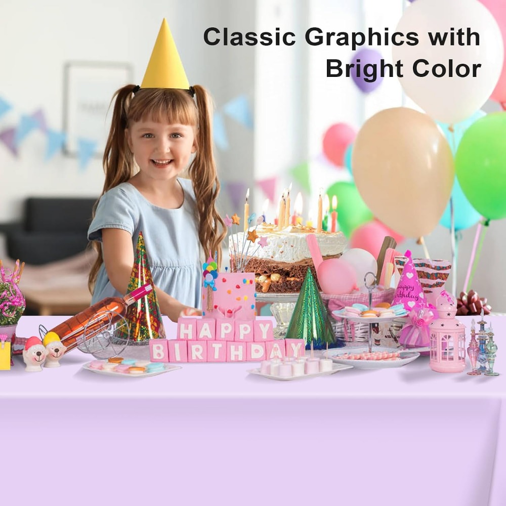 Light Purple Disposable Tablec - đánh giá và giá Table Cloth Disposable