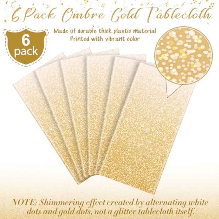 Ombre Plastic Tablecloth for P - đánh giá và giá Table Cloth Disposable