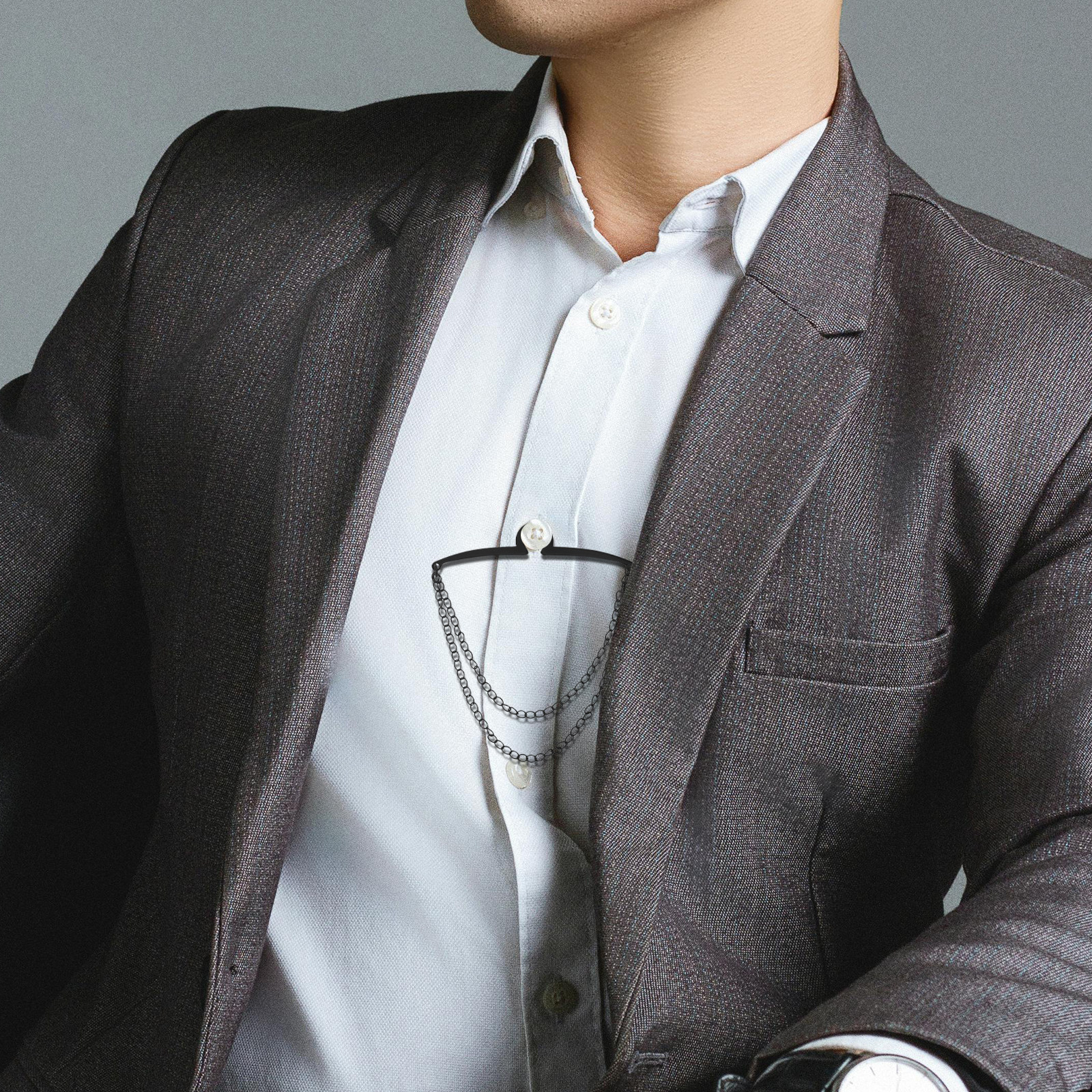 3pcs Shirt Tie Clips For Men C - đánh giá và giá Event & Party Supply