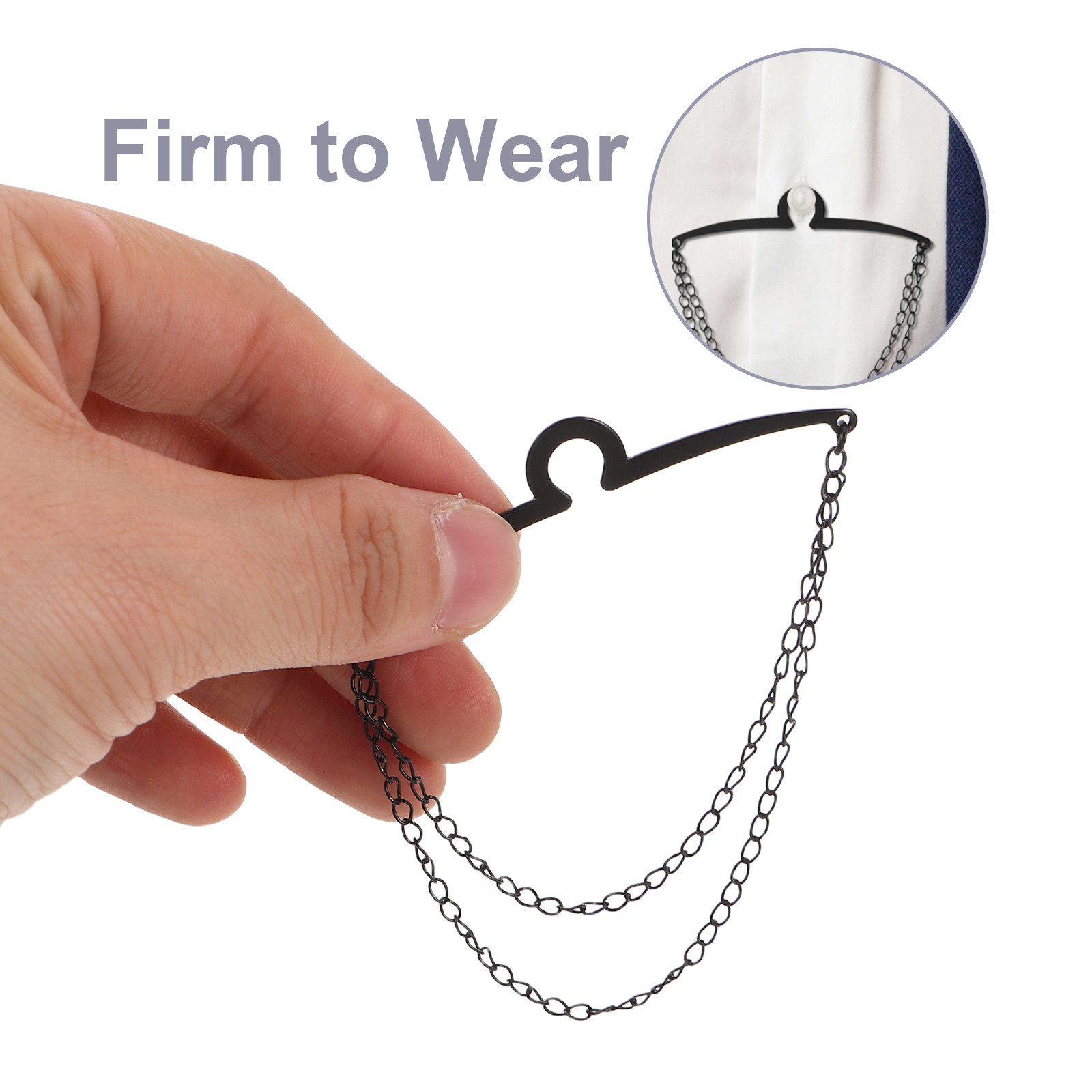 3pcs Shirt Tie Clips For Men C - đánh giá và giá Event & Party Supply