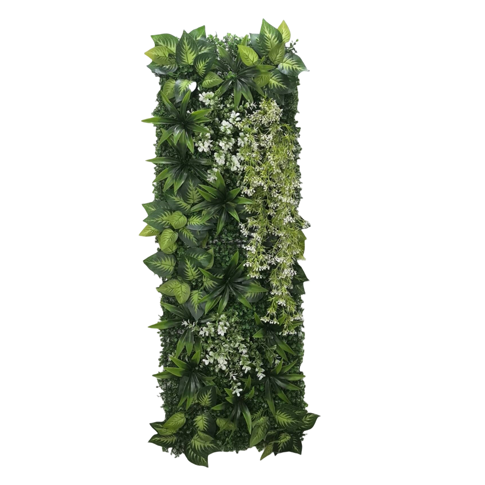 Home Decoration White Artifici - đánh giá và giá Flower Wall Panel