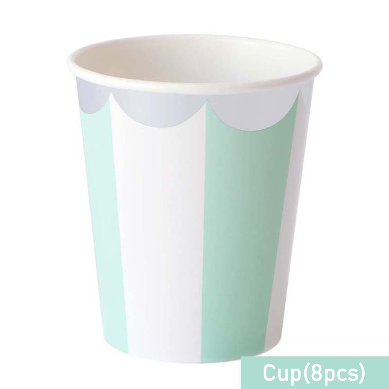 Striped Disposable Tableware P - đánh giá và giá Paper Straw Color